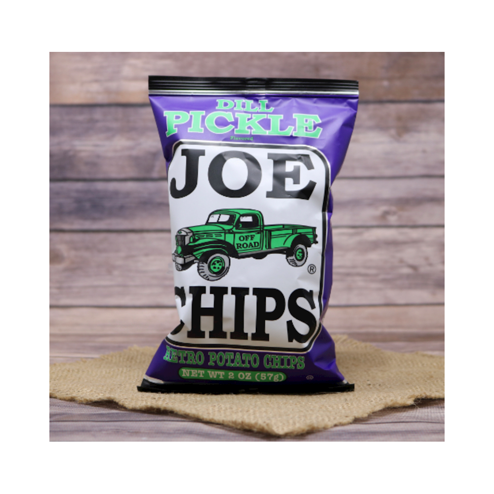 JOES CHIPS 2OZ 28CT DILL PICKLE