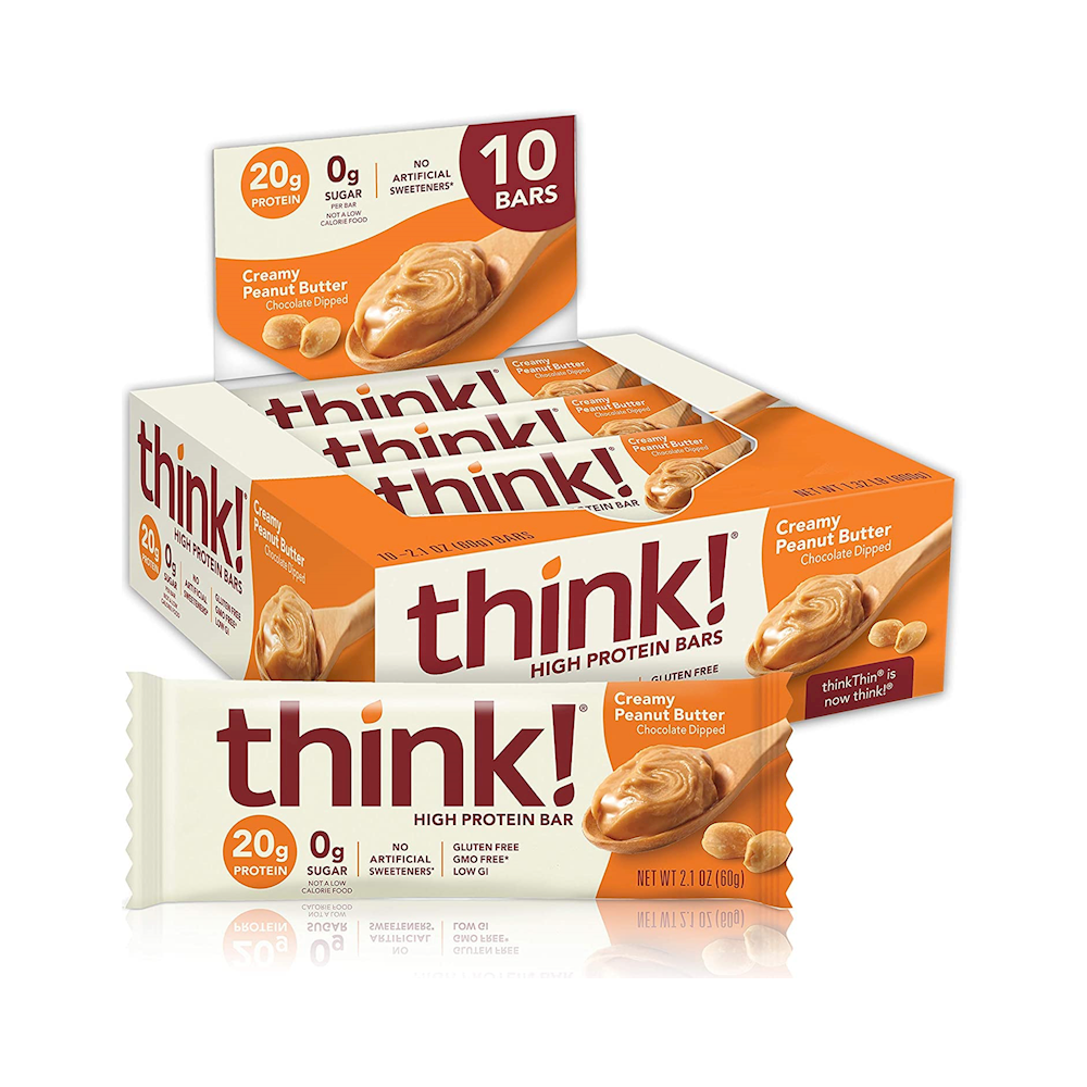 THINK THIN BAR 10CT CREAMY PB