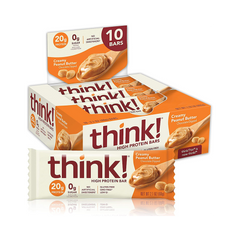 THINK THIN BAR 10CT CREAMY PB