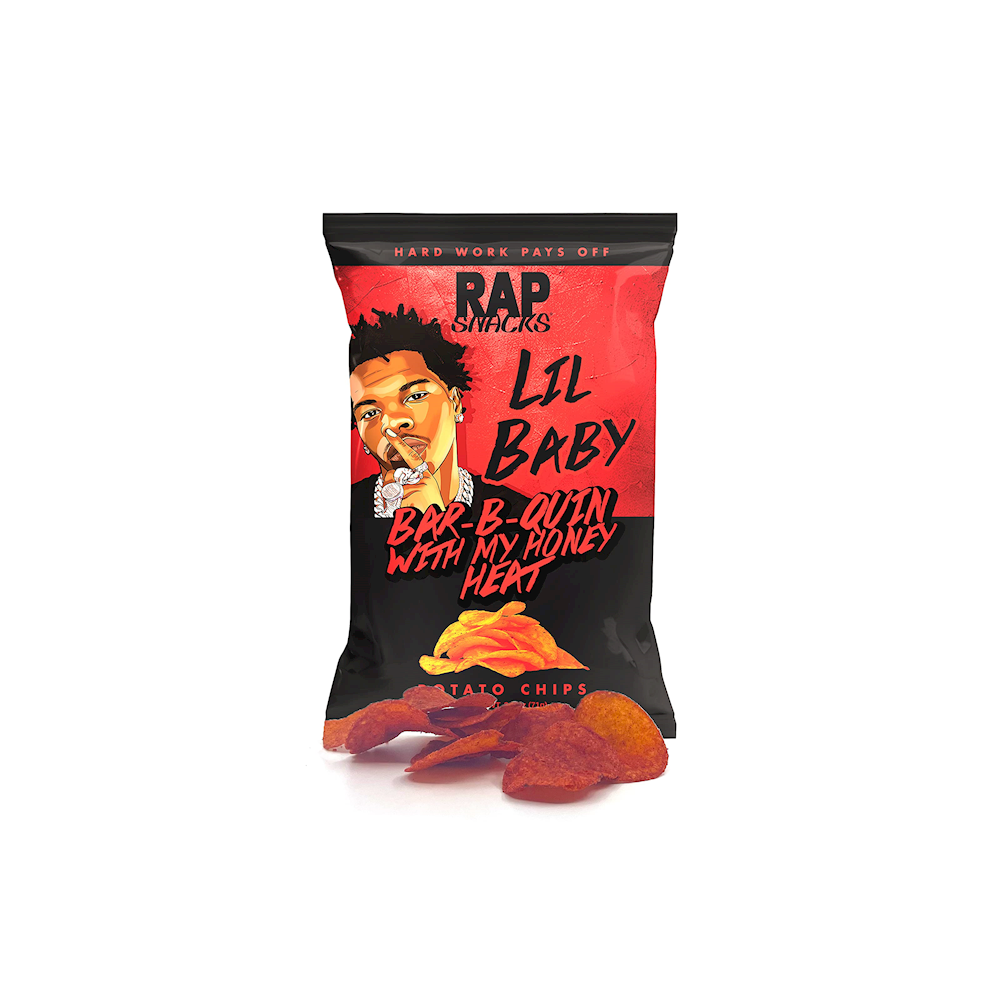 Rap Snacks 24pk ALL IN HOT (LILBABY)(BLUE/RED)