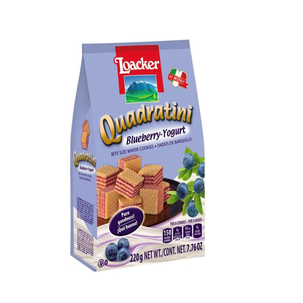 Loacker Wafer 6pk BLUEBERRY