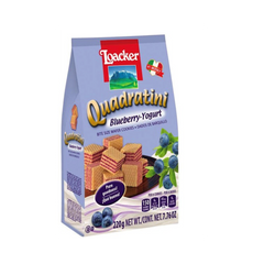 Loacker Wafer 6pk BLUEBERRY
