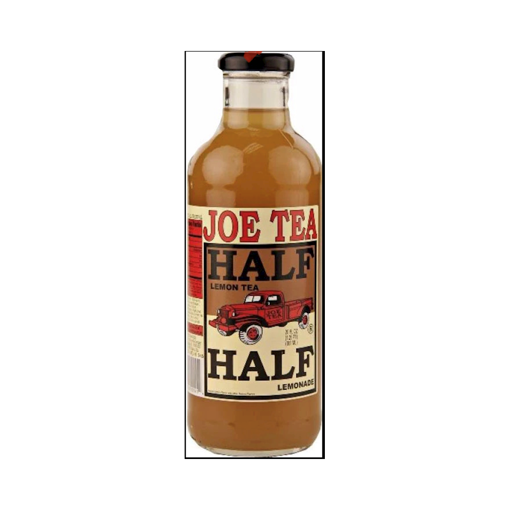 Joes Tea GLASS 12pk HALF AND HALF