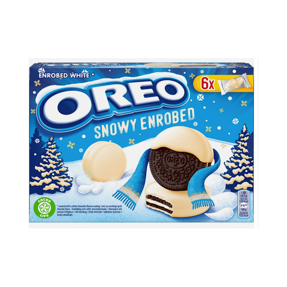 Oreo Covered Cookie 10pk WHITE