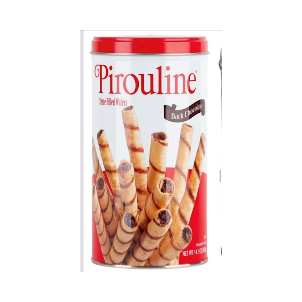 Pirouline Can 6pk DARK CHOCOLATE