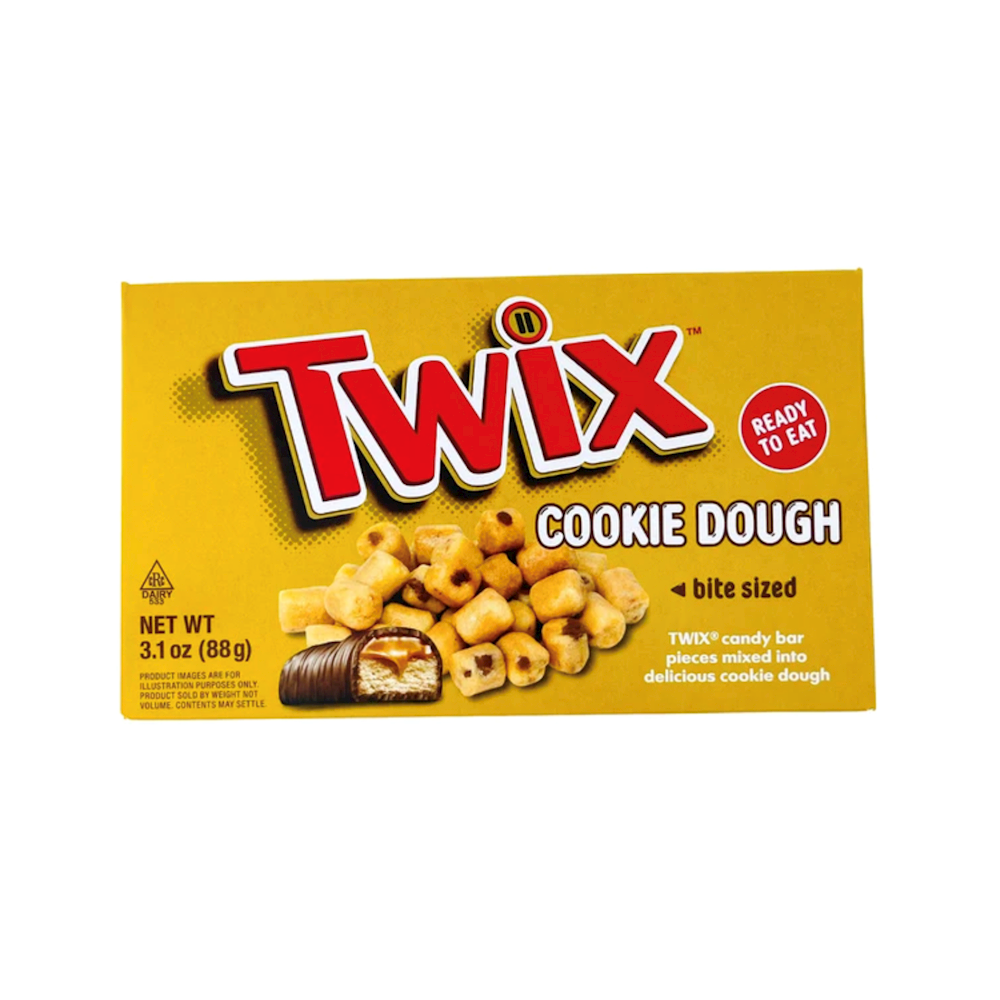 Twix Poppable Cookie Dough 3.1oz 12pk