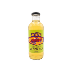 Joe's Tea Standard Green Tea, 7 Grams of Sugar, 20 fl. oz. Glass Bottle (12 Bottles)