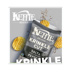 Kettle Brand Chips 2oz 6pk SALT&PEPPER