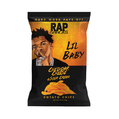 RAP SNACKS 24PK CHEDDAR CHEESE SOUR CREAM (LILBABY)(ORANGE)