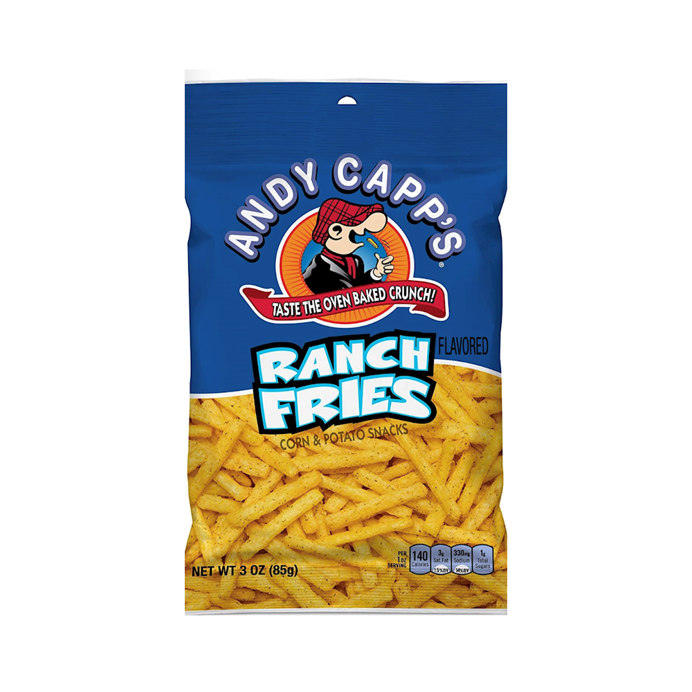 Andy Capp 3oz 12pk RANCH FRIES