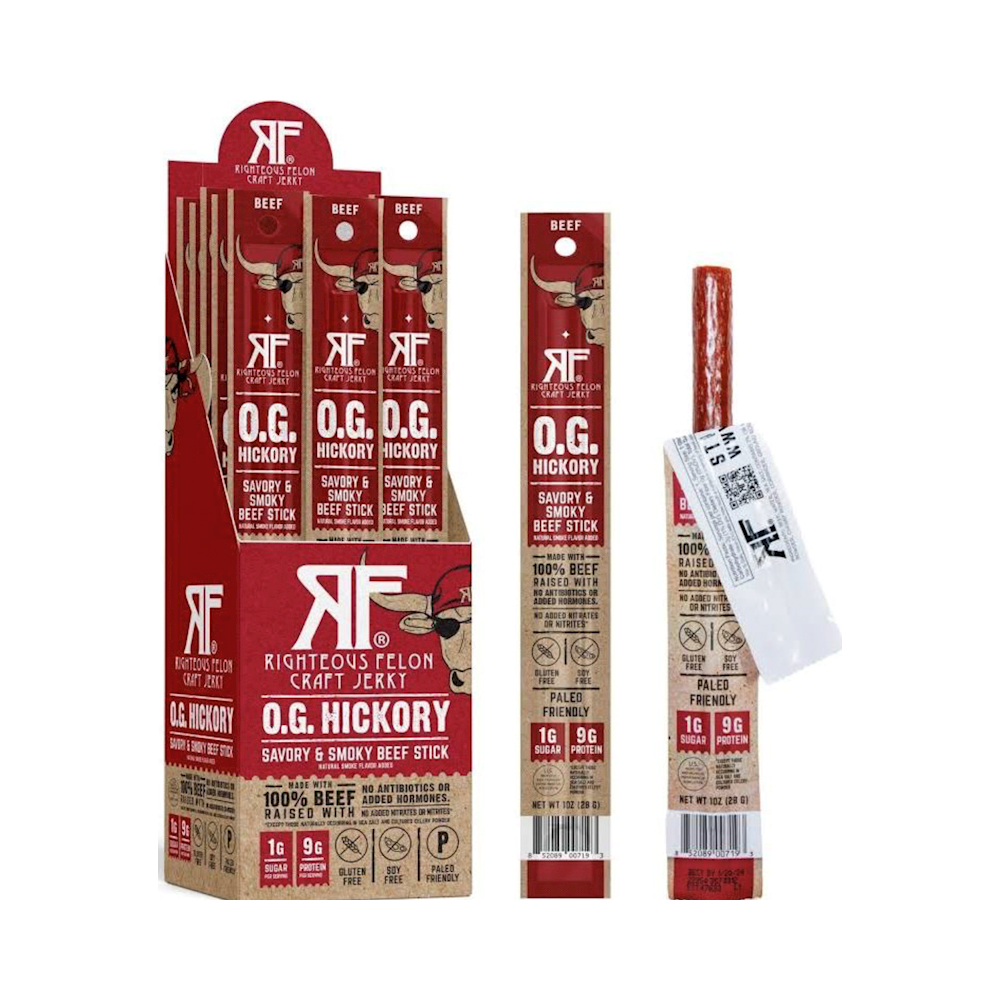 RJ BEEF STICK 24PK O.G HICKORY