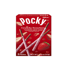 POCKY STICK CRUNCHY STRAWBERRY10PK