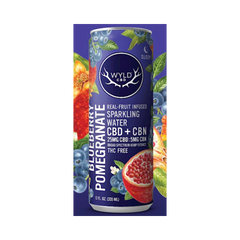 Wyld CBD Sparkling Water 25mg 12pk BLUEBERRY