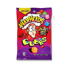 Warheads Peg Bag 12pk CUBES