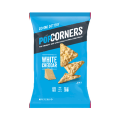 Popcorn Chips Large 12pk 5oz WHITE CHEDDAR