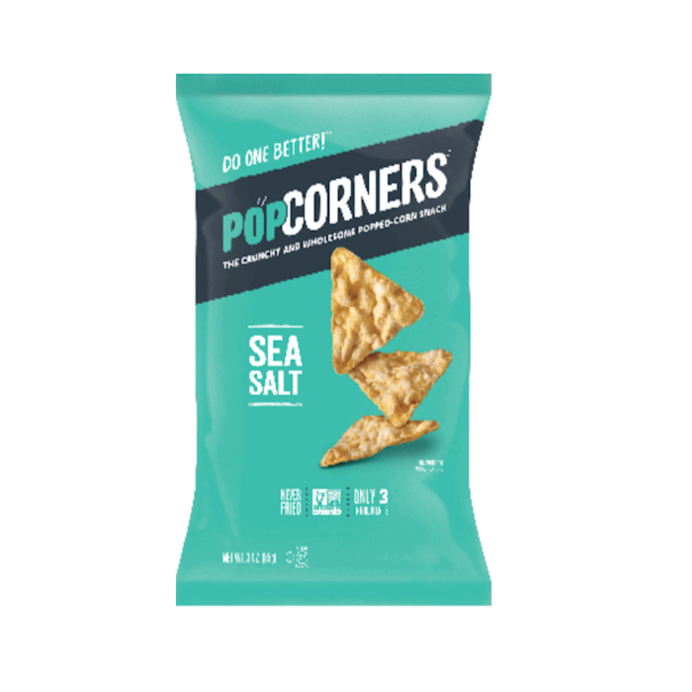 Popcorner Chips Large 12pk 5oz SEA SALT