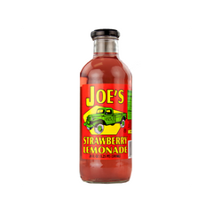 Joes Tea GLASS 12pk STRAW LEMONADE