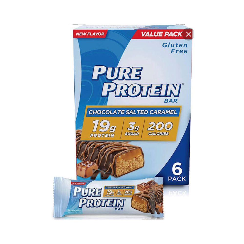 PURE PROTIEN BAR 6PK CARAMEL