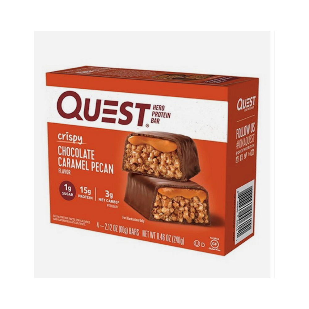 QUEST BAR 12PK PECAN
