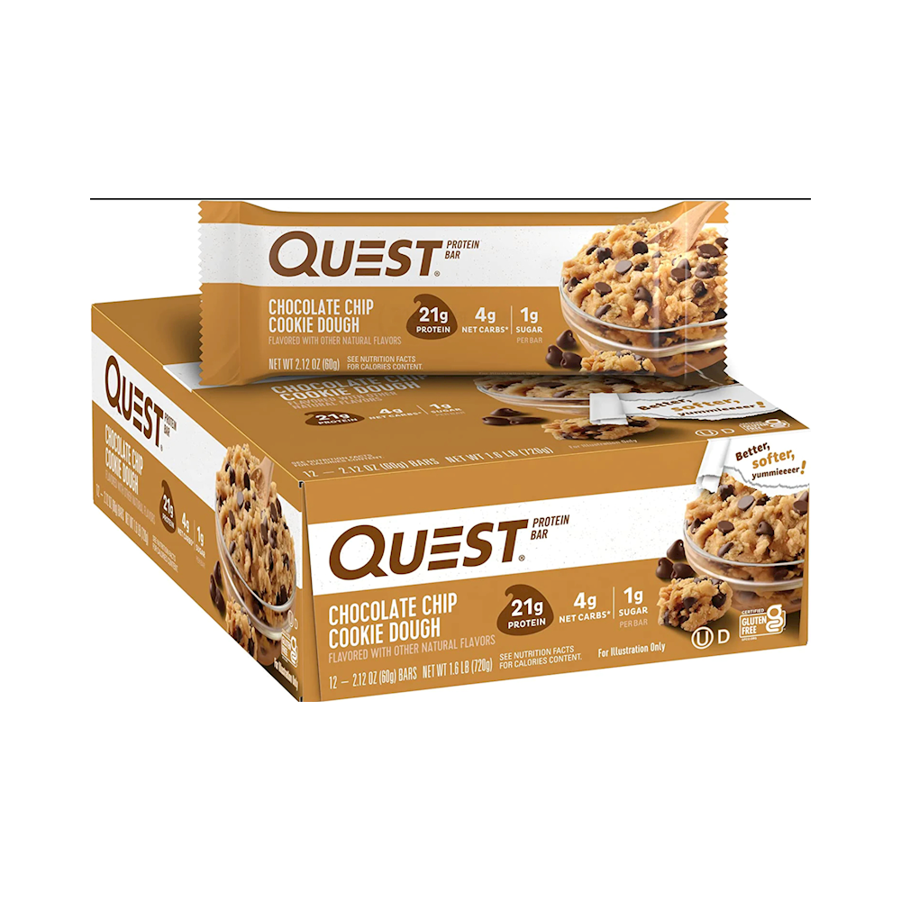 QUEST BAR COOKIEDOUGH 12PK