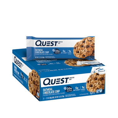 QUEST BAR OATMEAL CHOCO CHIP 12PK