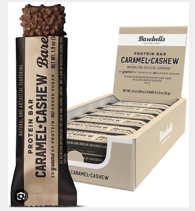 Barbell Bar 12/1.94oz Caramel Cashew