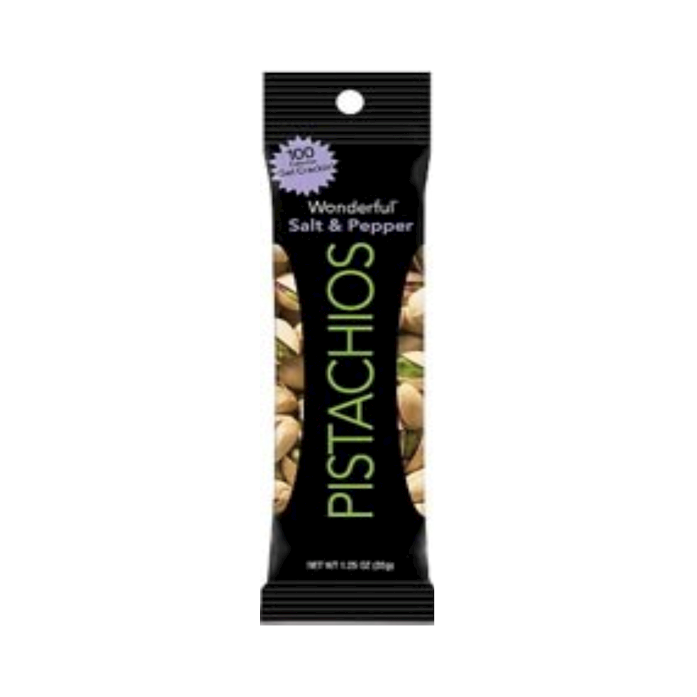 Wonderful Pistachio 1.25oz 12pk SALT & PEPPER