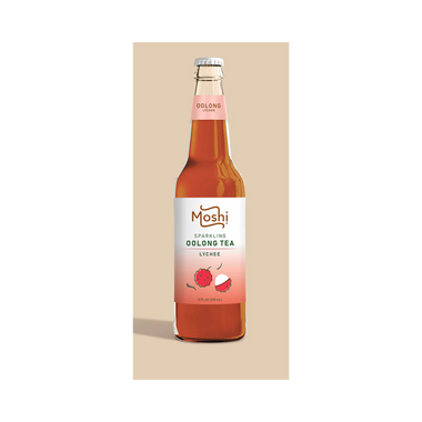 Moshi Sparkling Oolong Drink 12oz 12pk LYCHEE