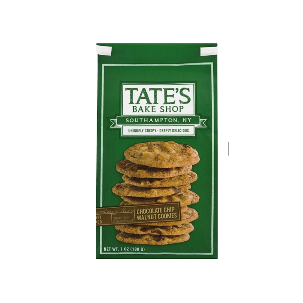 TATES COOKIES 12PK 7OZ WALNUT