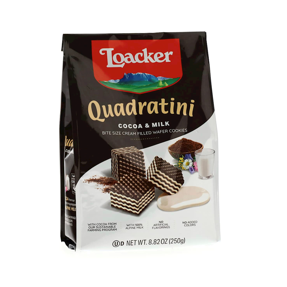 LOACKER WAFER 6PK COCOA MILK