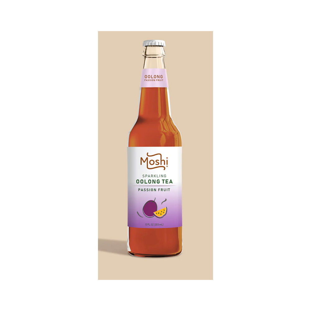 Moshi Sparkling Oolong Drink 12oz 12pk PASSION FRUIT