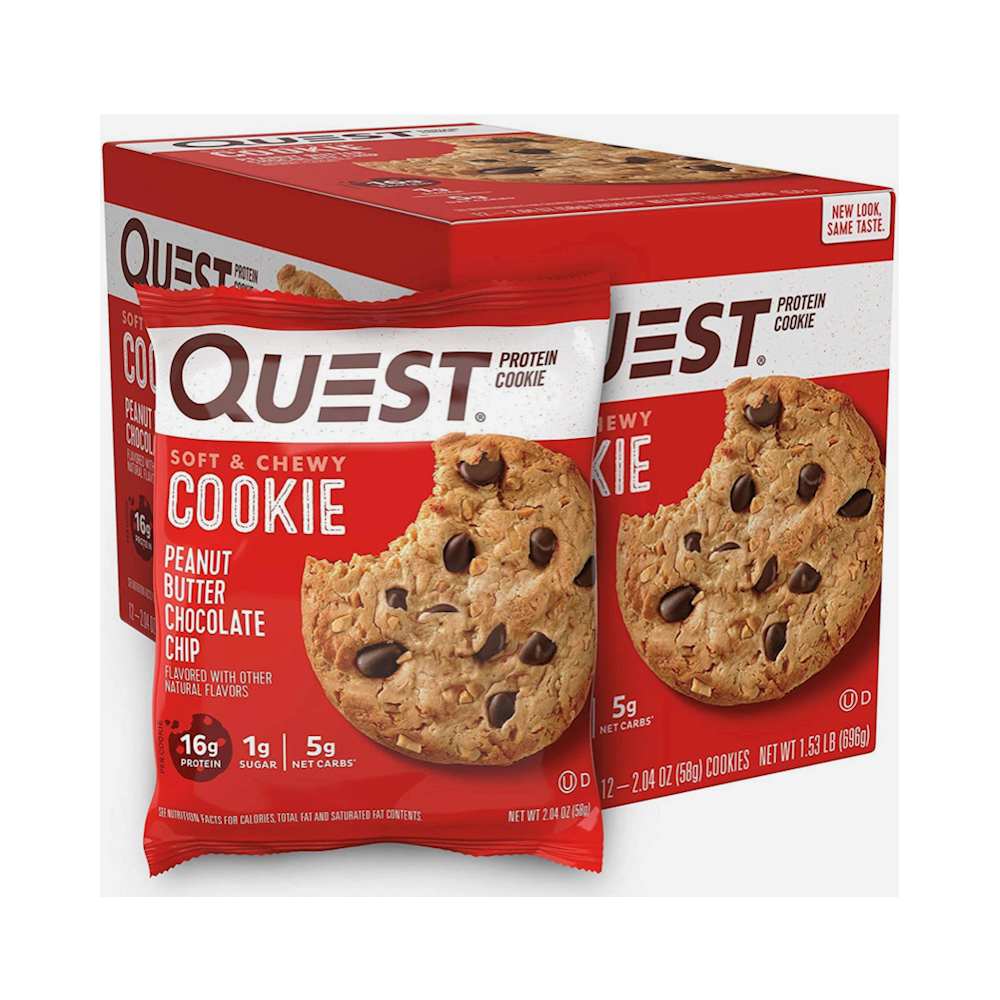QUEST COOKIES 12PK CHOCO PEANUT