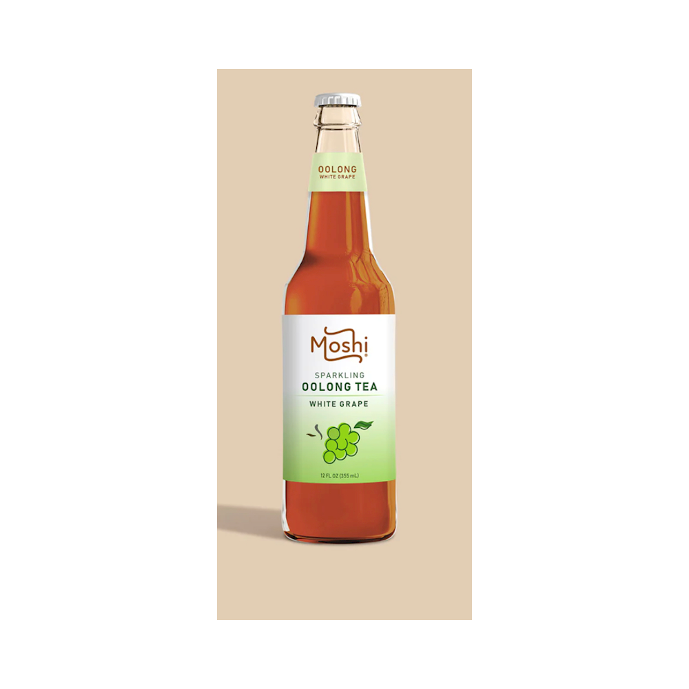 Moshi Sparkling Oolong Drink 12oz 12pk WHITE GRAPE