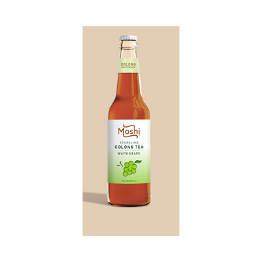 Moshi Sparkling Oolong Drink 12oz 12pk WHITE GRAPE