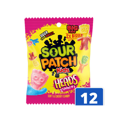 Sour Patch 8oz 12pk BIG HEADS