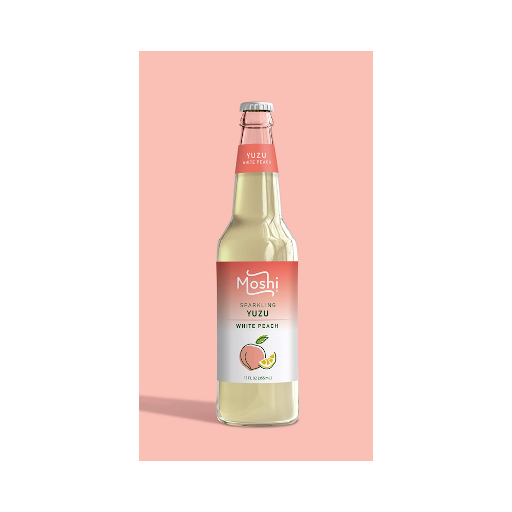 Moshi Yuza Sparking 12pk WHITE PEACH