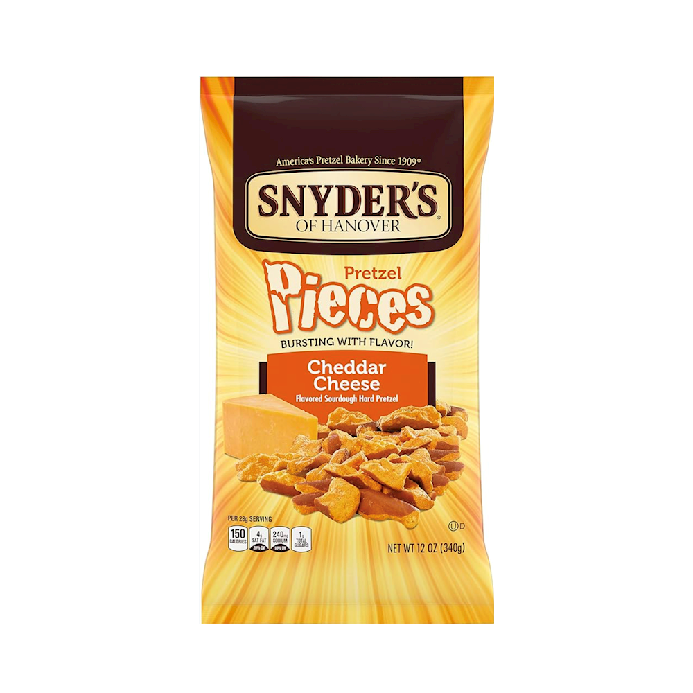 SNYDER PRETZELS 5OZ CHEDDAR 8PK