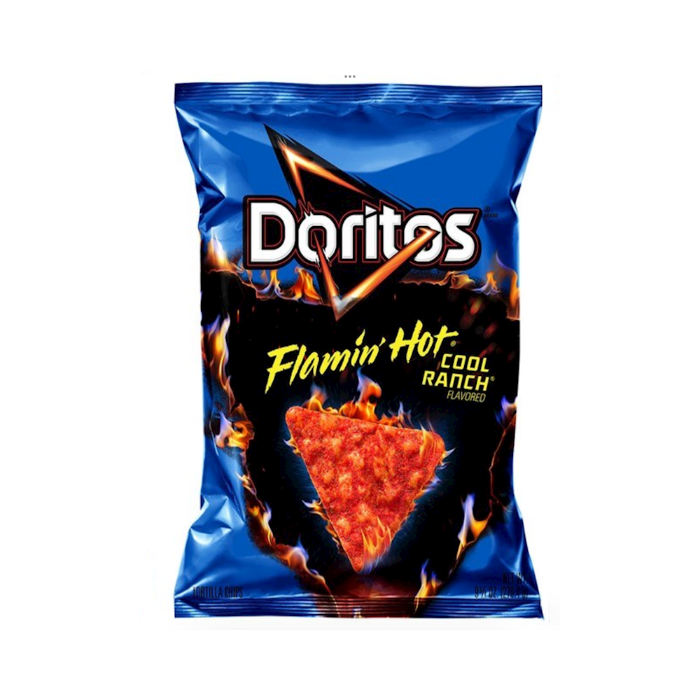 FRITO LAY DORITOS FLAMING HOT COOL RANCH 24pk