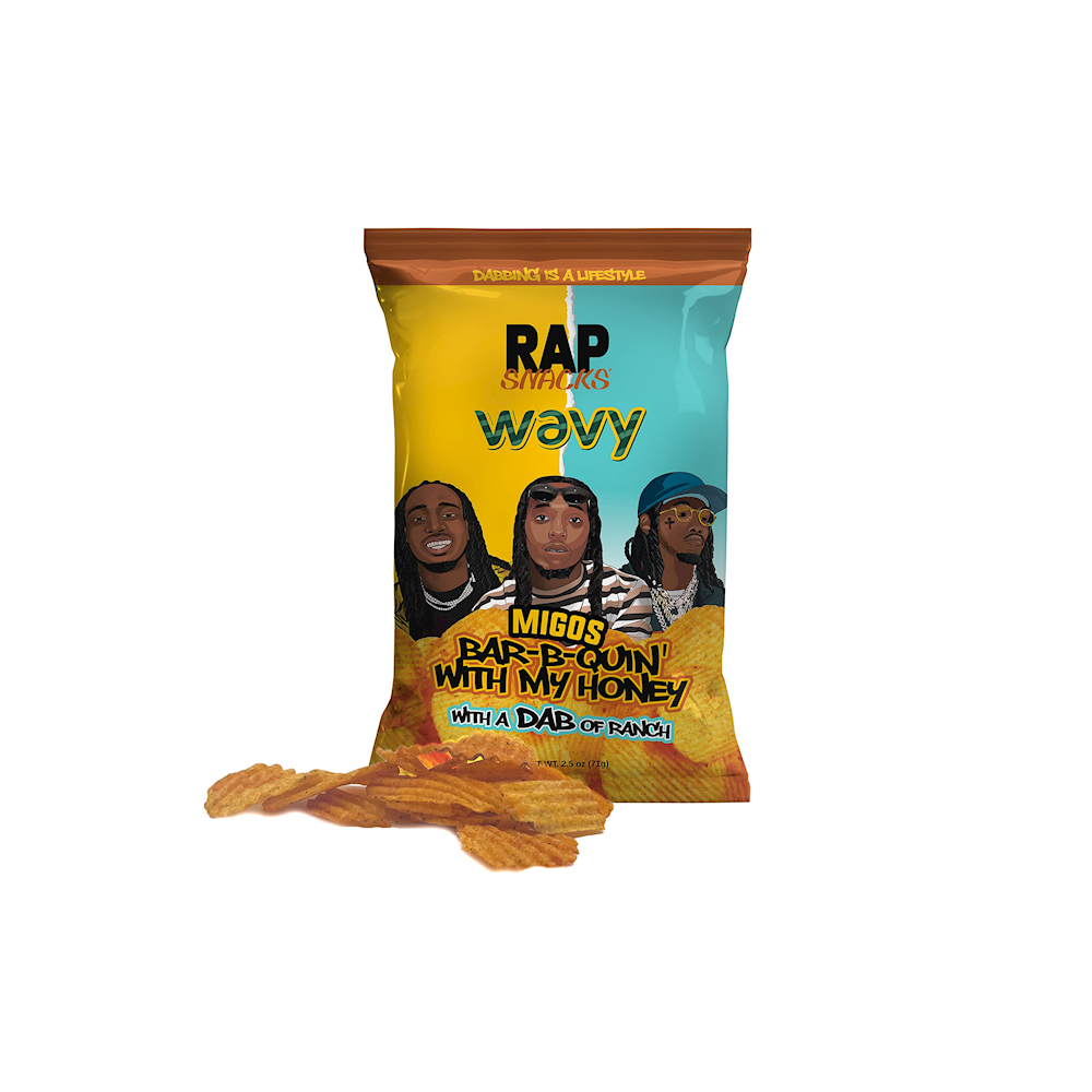 Rap Snacks 24pk MIGOS BAR B Q RANCH