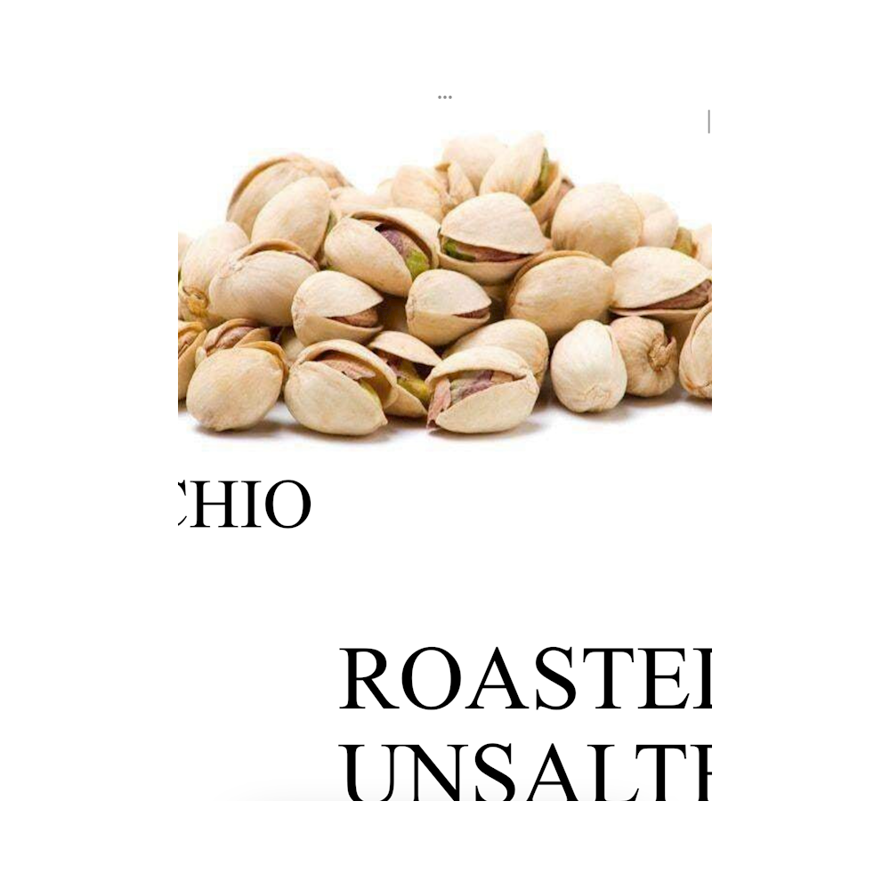 Terra Fina Roasted Pistachio Unsalted 7oz 8pk