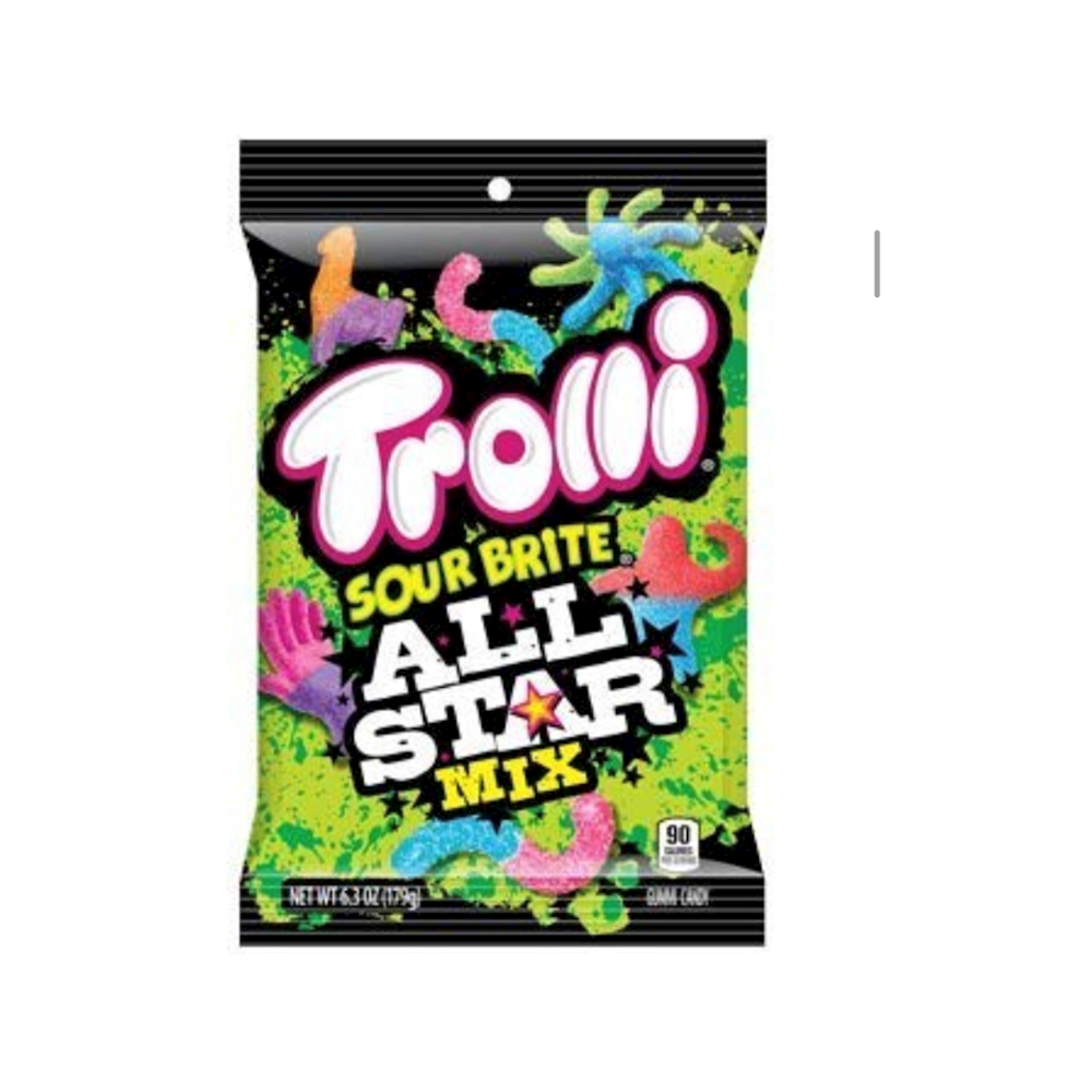 Trolli Peg Bag 12pk ALL STAR MIX