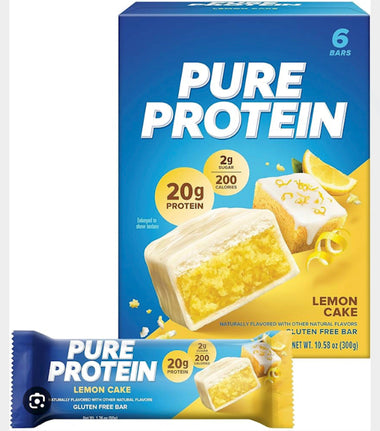 PURE PROTIEN BAR 6PK LEMON