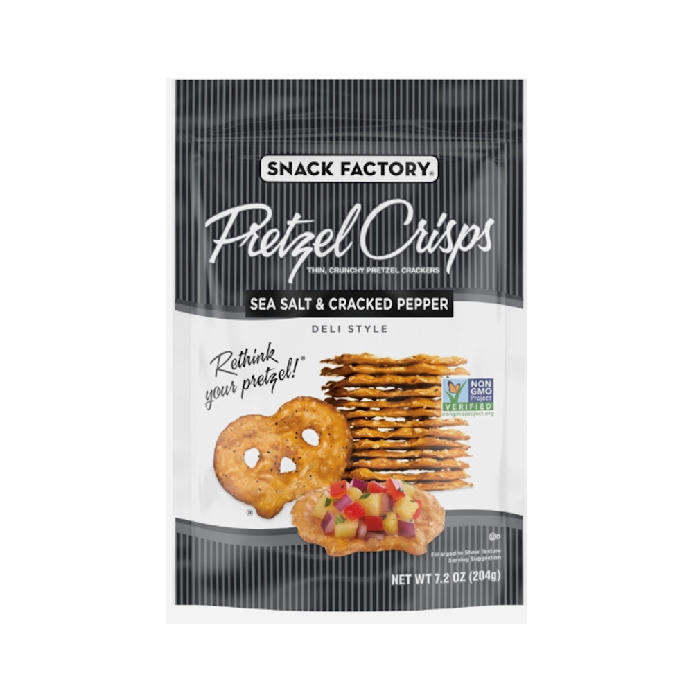 Snack Factory Pretzels 7.2oz 12pk SALT AND PEPPER
