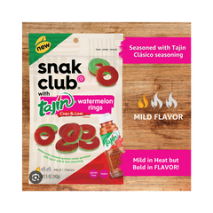 SNACK CLUB TAJIN WATERMELON RINGS 12PK