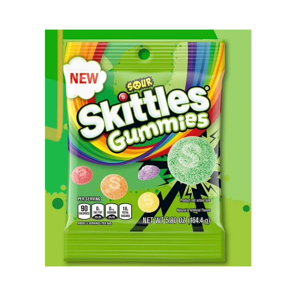 Skittle Gummies 12pk SOUR