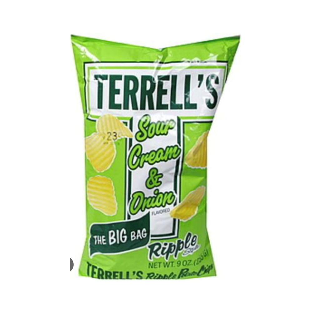 TERRELLS CHIPS 12PK -5OZ- SOUR CREAM