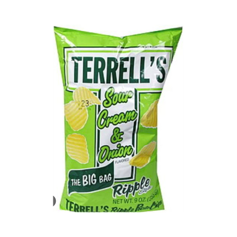 TERRELLS CHIPS 12PK -5OZ- SOUR CREAM