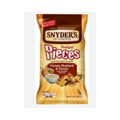 Snyders Pretels Pieces 5oz 8pk HONEY MUSTARD & ONION