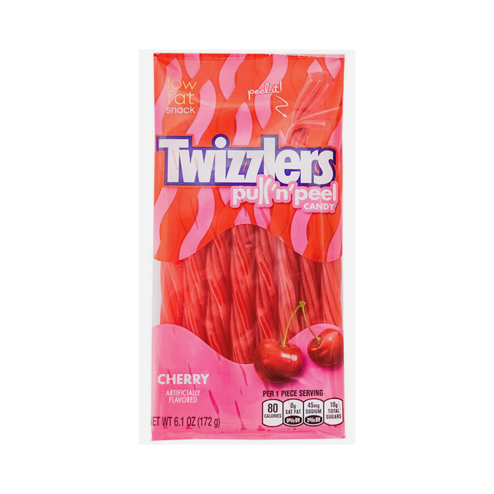 Twizzler 6.10oz 12pk CHERRY PULL-N-PEEL