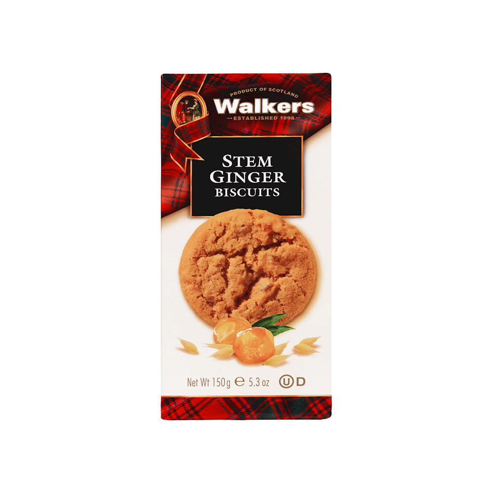 WALKERS LARGE 12PK GINGER STEM BISCUITS